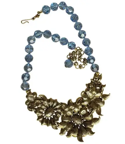 Heidi Daus “Glorious Garden” Crystal Floral Necklace