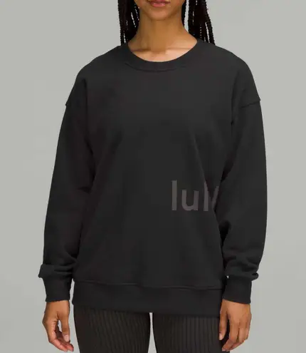 Lululemon Perfectly Oversized Crew *Graphic Black 6