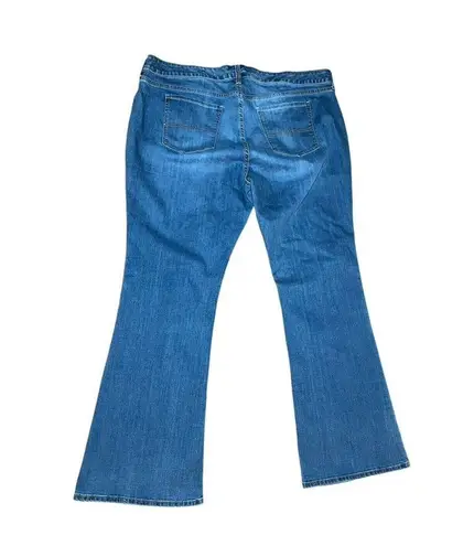 Arizona Jean Company High Rise Flare Leg Blue Jeans Size 24 Juniors Plus