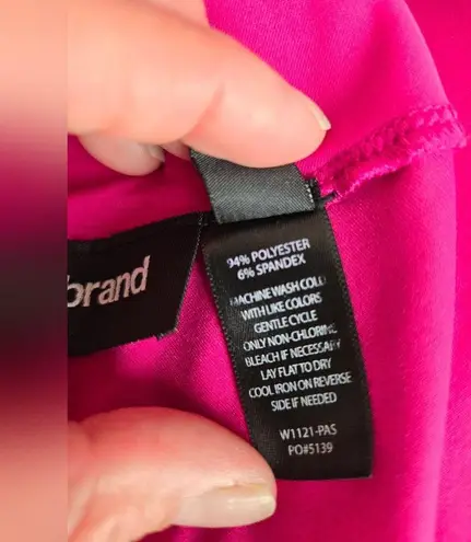 Betabrand Pink Round Trip Reversible Travel Postcard Tropical Dress Size Small