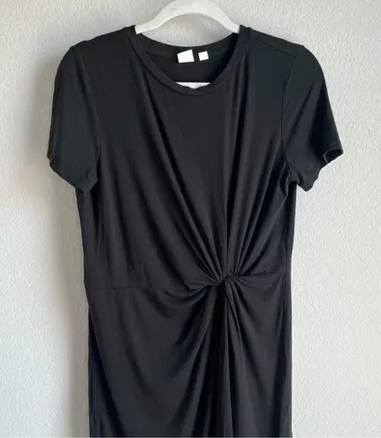 Gap  Women’s M Black Twist-Knot T-Shirt Dress