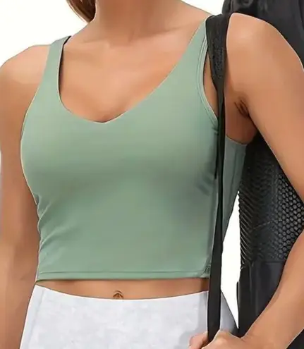 Yoga Wirefree Sports Bra With Padding Green