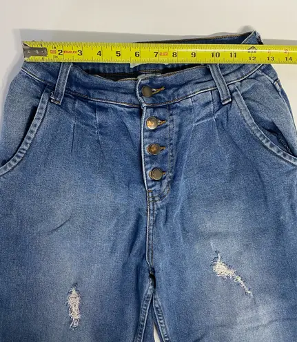 Vibrant Miu Vibrant M.i.U Cotton Blue Distressed Women's Jeans Size 5 Waist 26 - Image 9