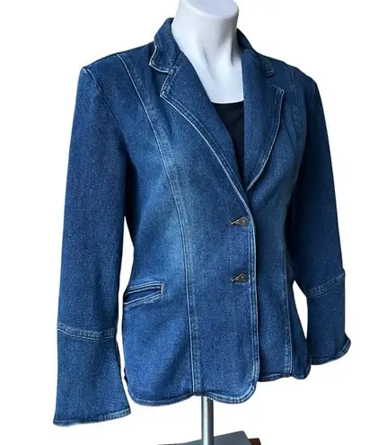 Newport News Jeanology Vintage 90’s/Y2K Denim Jacket, Sz 4