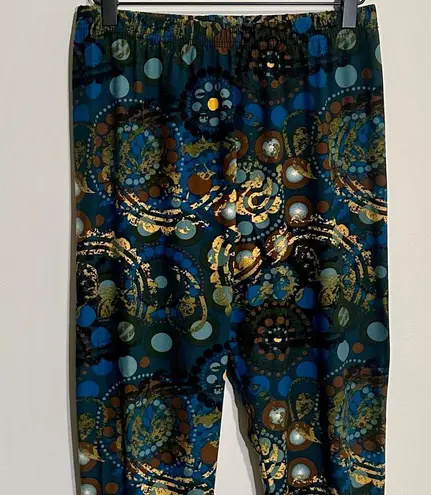 Super Soft Tribal Pacific Yoga Band Legging Blue Size undefined