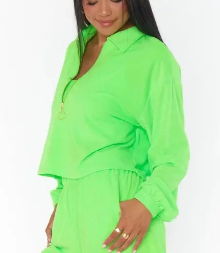 Show Me Your Mumu  Spano Pullover Sweatshirt Top Neon Women’s Size XS New