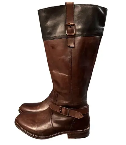 Wolverine  Brown & Black Leather Tall Riding Boots