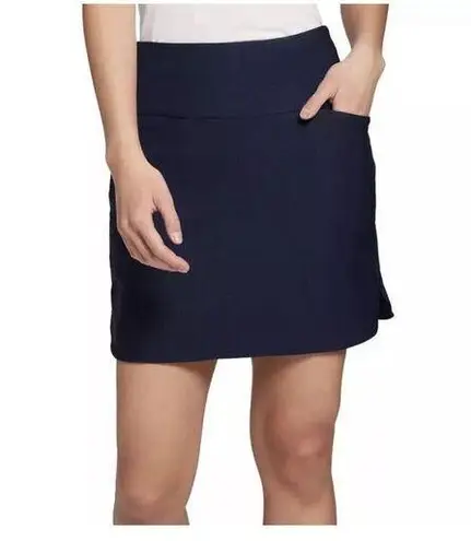 Lady Hagen  Women's Perforated‎ Golf Skort 16 Inch Navy Blue Sz. XS NWT