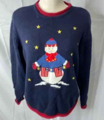 Christopher & Banks patriotic Christmas sweater