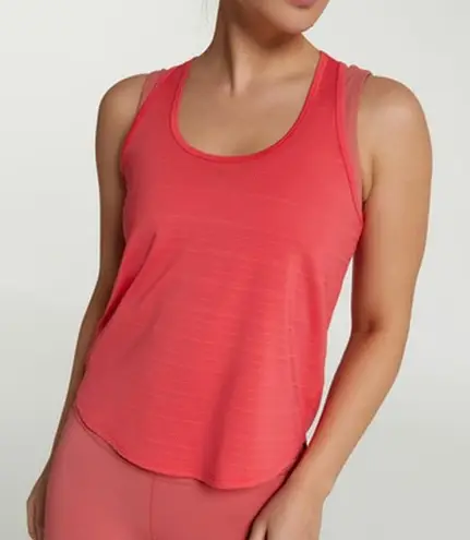 CALIA Womens Scoop Neck Solid Pink/Orange Tank Tops Bundle of 2 NWT