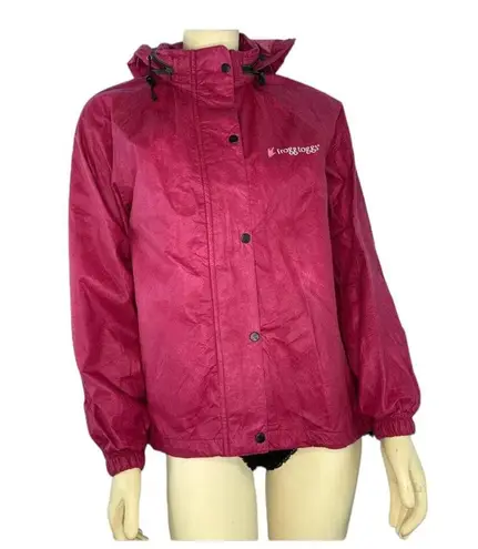 FROGG TOGGS woman classic proaction waterproof rain jacket in cherry size small Red