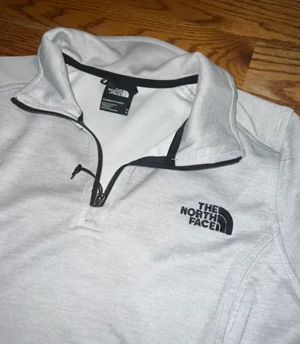 The North Face Gray Quarter Zip Athletic Wear