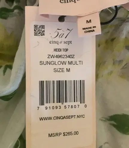 Cinq à Sept Cinq a Sept floral top-NEW