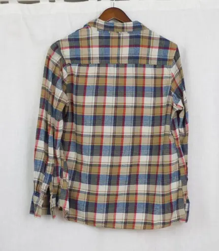 Field & Stream 100% Cotton Plaid Flannel Button Up Shirt Ladies' XL