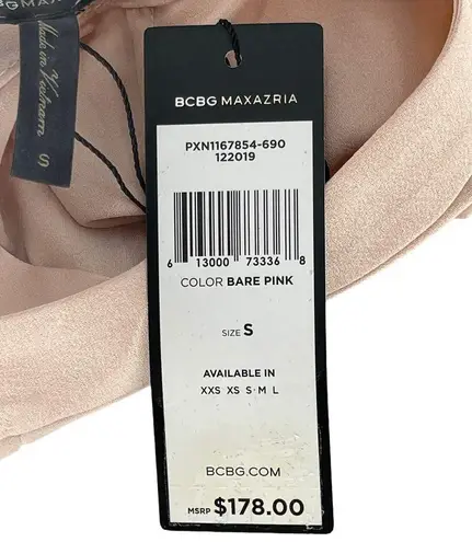 BCBGMAXAZRIA Split Back High Low Hem Blouse - Image 10