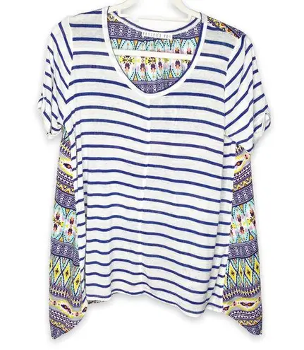 potter's pot Aztec Striped Shirt Medium