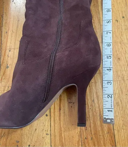 Vince Camuto  Brown Leather Heeled Boots 8.5