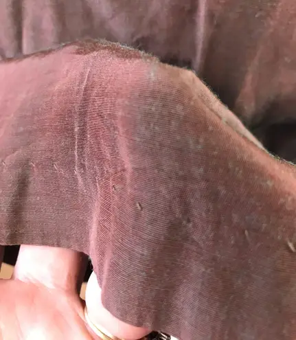 Contempo Casuals Above Knee Brown Iridescent Lightweight Straight Skirt 8 Small