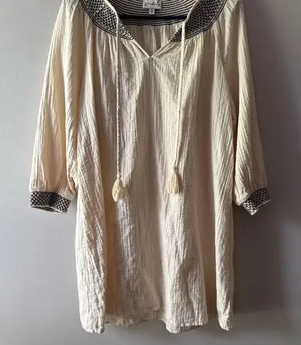 Wonderly Women's Gauze Flutter Sleeve Midi Dress XS