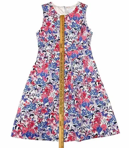 Charter Club Charter Blue Pink White Floral Club Casual dress