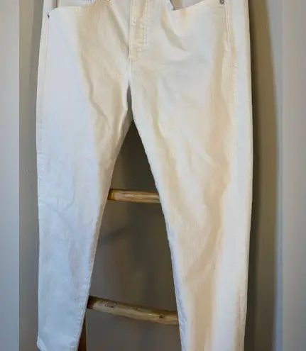 Veronica Beard Brooke Skinny White Jeans Size 32/14 PERFECT!!
