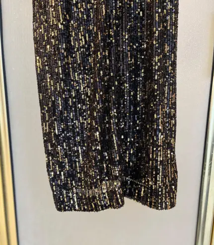 Calvin Klein Gold Sequin Dress