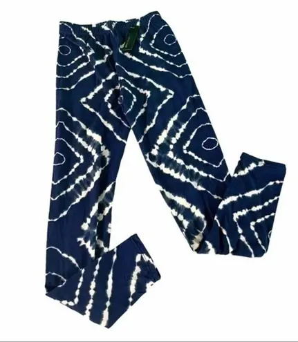Leggings Depot Navy Leggings Bold Tie Dye Print One size fits most
