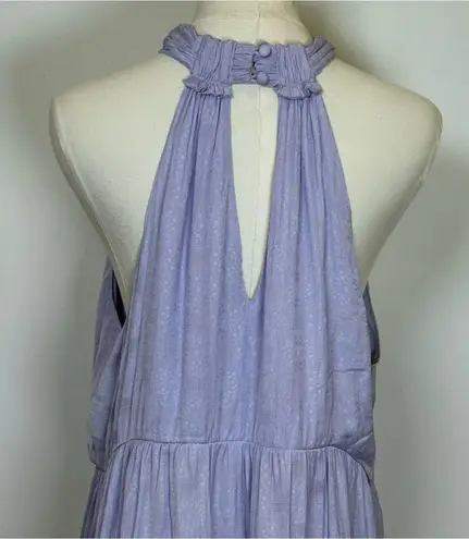 Anthropologie  ‘Lavinia’ Halter Blouse Lilac Boho Sleeveless Women’s Size Large