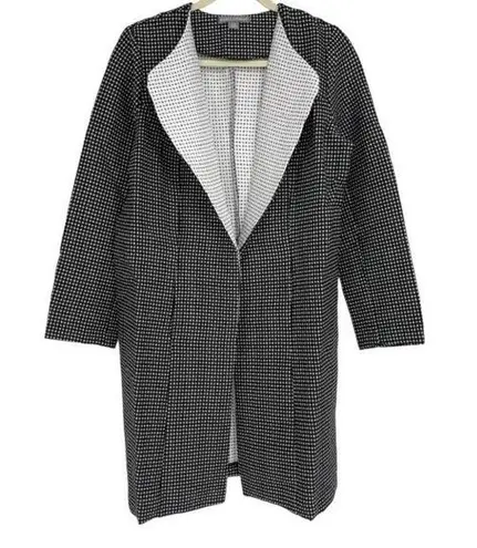 Jessica London LONG BLACK WHTE BLAZER BLACK & WHITE 12W