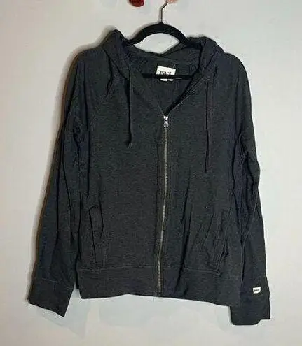 Pact grey zip up sweatshirt