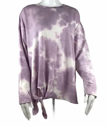 Como vintage Purple Tie Dye Top Pullover