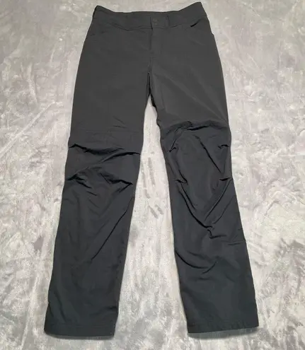 Rei Co-op Pants Womens 6 Black Hiking Stretch Quick Dry Travel Articulated Knees