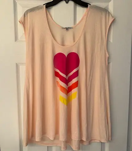 Wildfox  NWOT Heart Tank Top