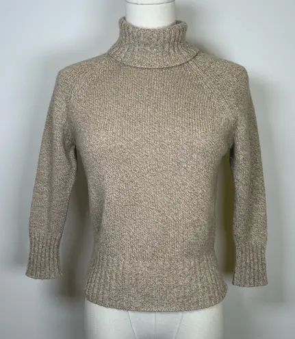 J. McLaughlin Silk Cashmere Blend Turtleneck Sweater Women’s Size Large