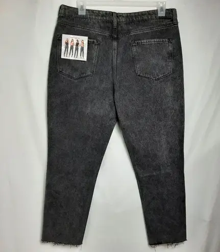 Simple Society Juniors Crop Jeans High Rise Straight Leg Distressed Size 15/32