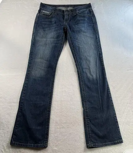 Cruel Denim 13 30L Blake Jeans Blue Bootcut Stretch Western Distressed Rocky Size 30