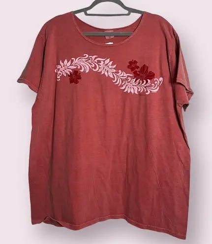 Crazy Shirts Hibiscus Dyed Pink Hawaii TShirt XXL