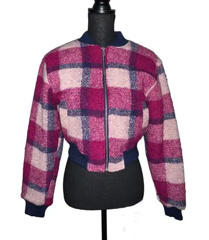 House of Harlow Wool Blend Bomber Jacket