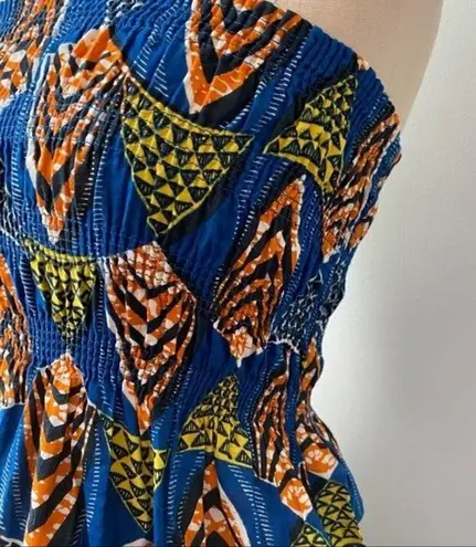 Moda International Tube Top Strapless Dress Blue