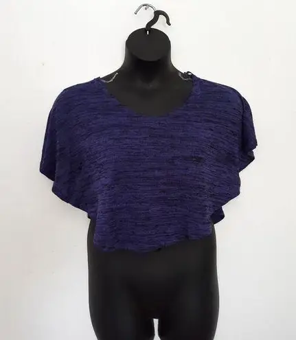 L.E.I batwing style purple top Size undefined