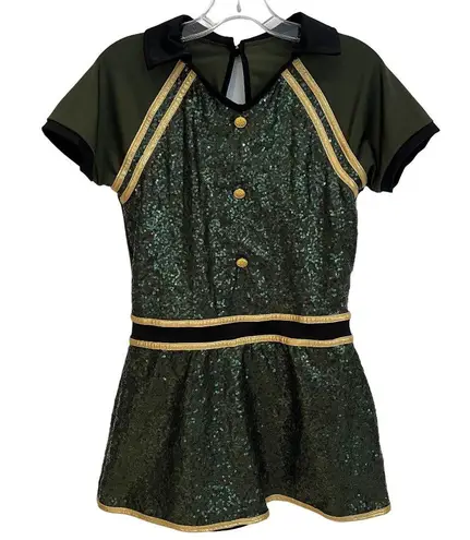 Laylas Dance Adult Medium MA L2933 Boogie Woogie Bugle Boy Costume Green