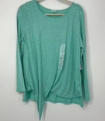 XEROXPOSUR PLATINUM JADE GREEN FLOW KNOTTED TOP LARGE