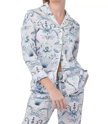 The Lazy Poet Emma Seahorses & Friends Lila Long Pajama Set Size Medium