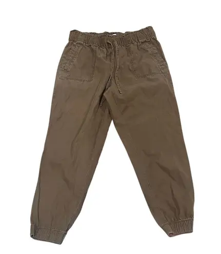 Loft Outlet Women's Brown Jogger Pants Size M Elastic Waist Casual Size M