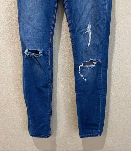 Black Label SP Skinny Jeans Size 25 Distressed Medium Wash