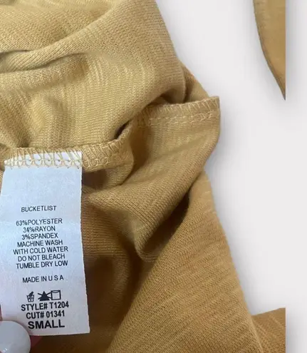 Bucketlist Long Sleeve V Neck Blouse with Side Slits