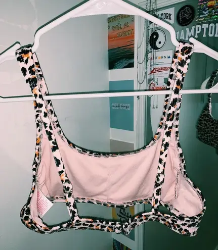 Target Cheetah Bikini Top