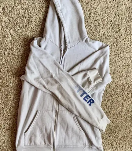 Size L Butter White Jacket w/ Hood Size L