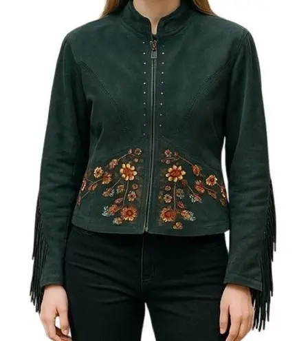 Double D Ranch heavily embellished fringed leather jacket ^Sold to Ginny^ Size M