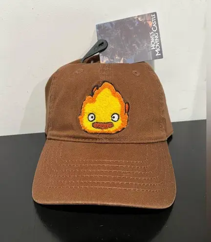 Her Universe Studio Ghibli Howl’s Moving Castle Calcifer Portrait Chenille Brown Cap